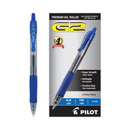 Pilot G2 Premium Gel Roller Pens, Fine Point 0.7 mm, Blue Ink Pens Fine Point, Pack of 12 - Ideal for School, Journaling, and Office Writing