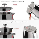 Secura French Press Coffee Maker, 304 Grade Stainless Steel Insulated Coffee Press with 2 Extra Screens, 34oz (1 Litre), Silver
