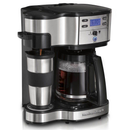 Hamilton Beach 12-Cup Black and Stainless Steel 2-Way Programmable Drip Coffee Maker