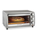 Hamilton Beach 1100 W 4-Slice Stainless Steel Toaster Oven