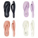 No Boundaries Women’s Puffy Flip Flops Lavender