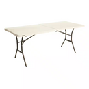 Lifetime 6 ft. Fold-in-Half Table: Almond