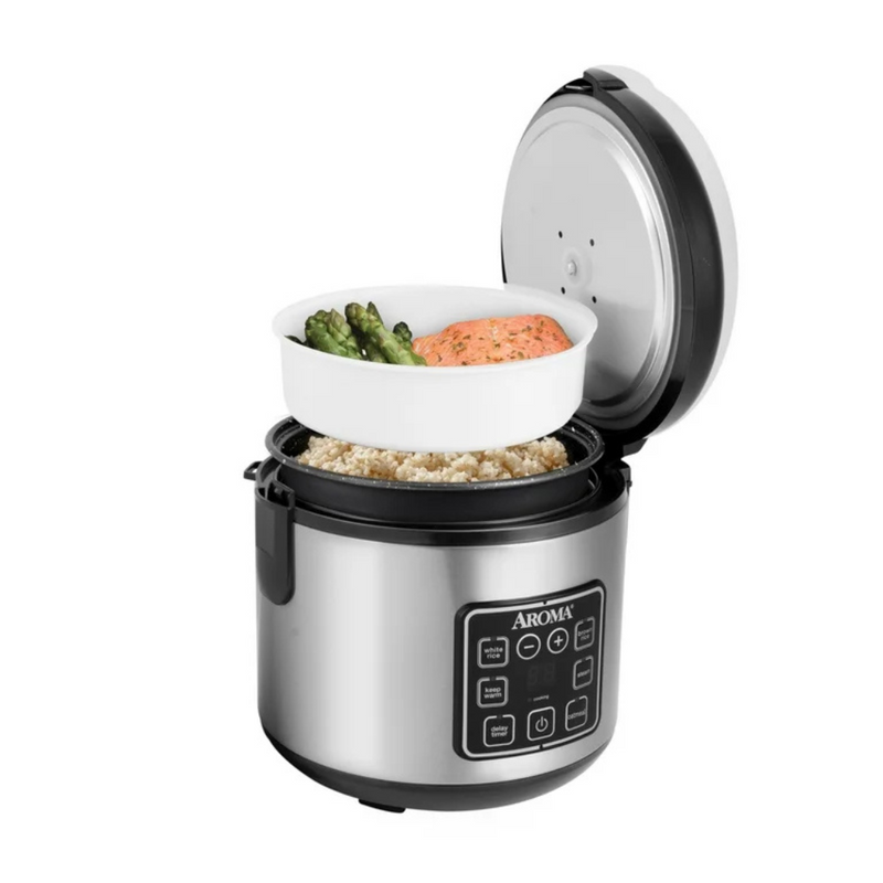 Aroma 8-Cup Electric Rice Cooker, Granite Coating