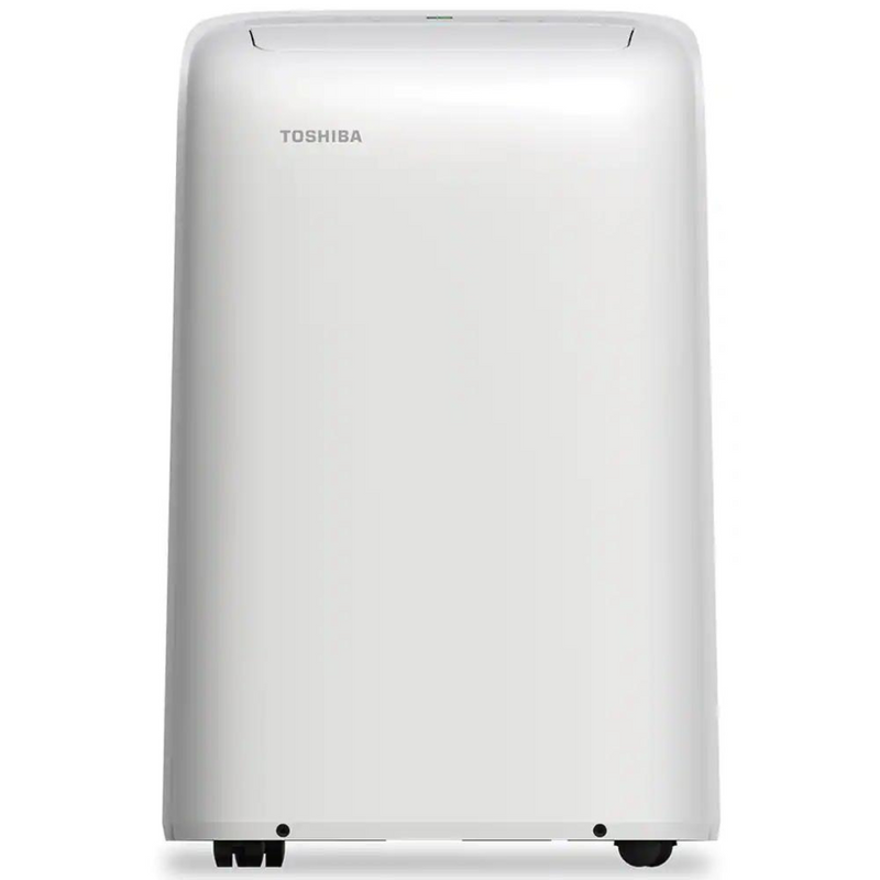 Toshiba 8,000 BTU Portable Air Conditioner Cools 350 Sq. Ft. with Dehumidifier and Remote in White