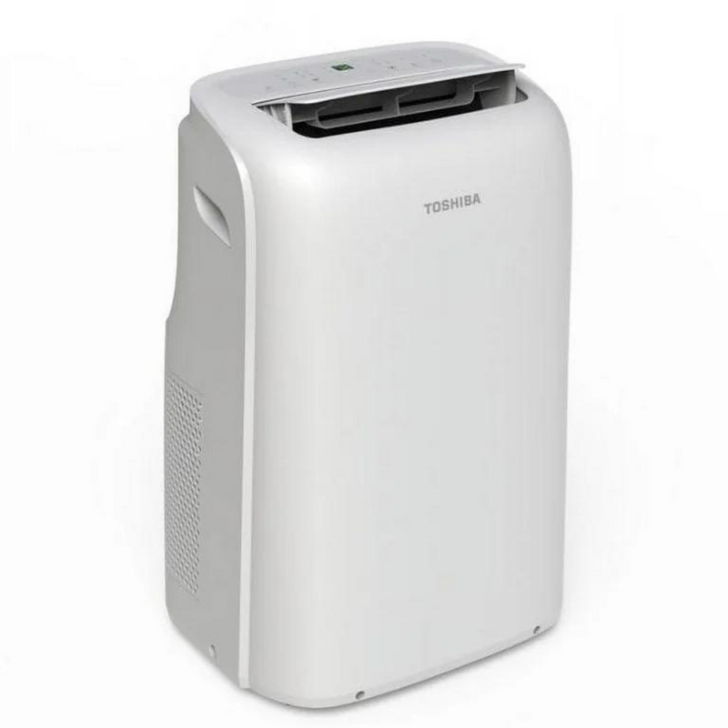 Toshiba 8,000 BTU Portable Air Conditioner Cools 350 Sq. Ft. with Dehumidifier and Remote in White