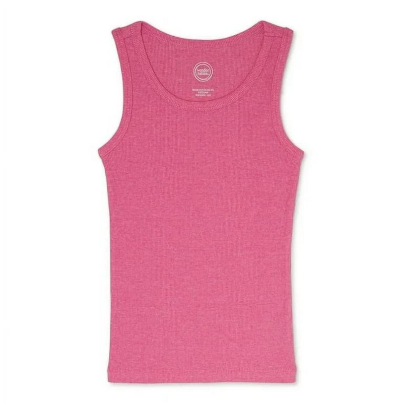 Wonder Nation Girls Kid Tough Tank Top Racing Pink - L