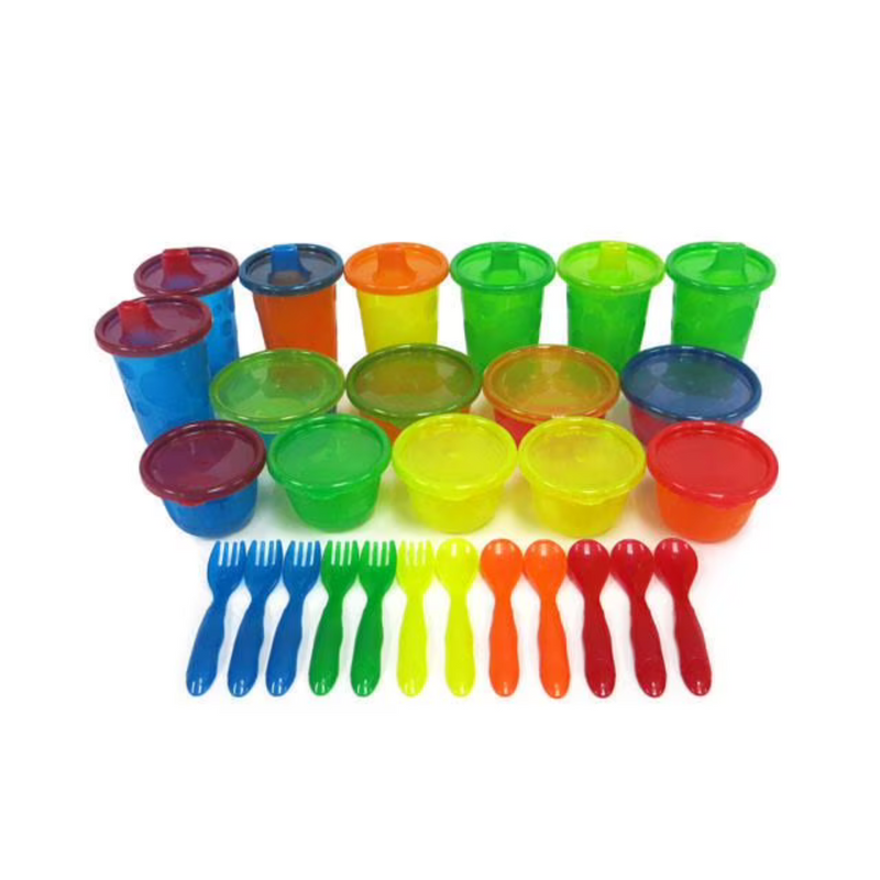 TOMY Take & Toss Toddler Tableware Variety Bag (28 pcs.)