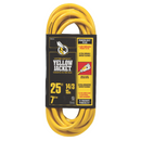 Southwire Yellow Jacket Heavy Duty Extension Cord - Reliable Outdoor Power for Tools & Equipment - Lighted End with Weather Resistant SJTW Jacket - 25 Foot