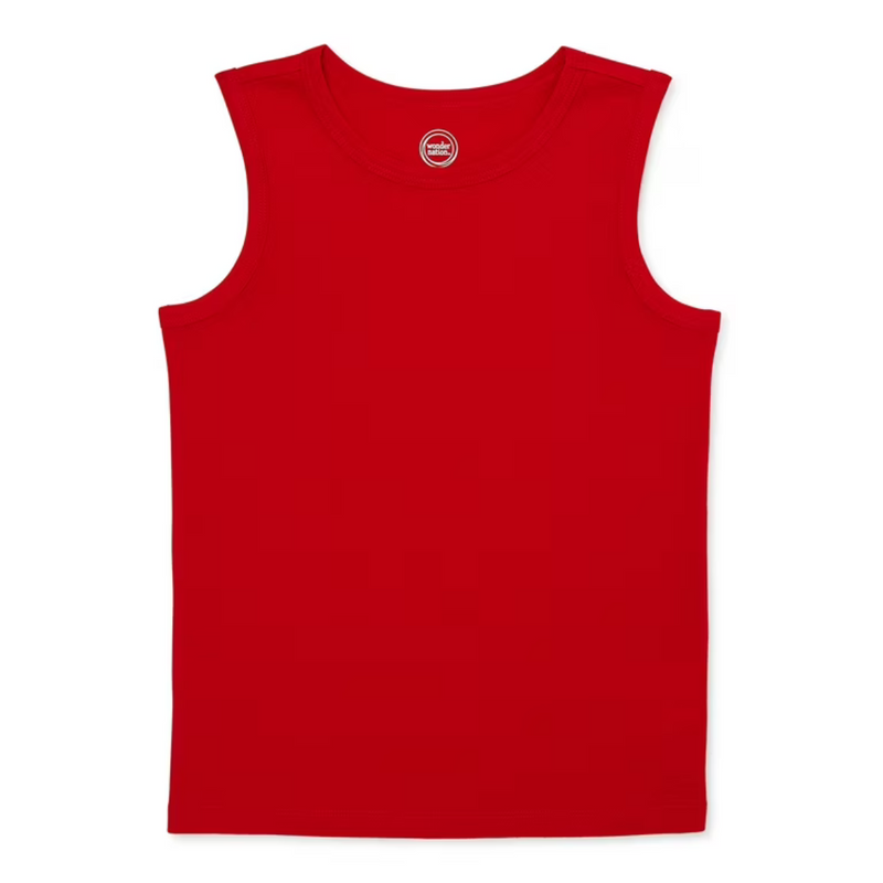 Wonder Nation Boys Kid Tough Solid Tank Top