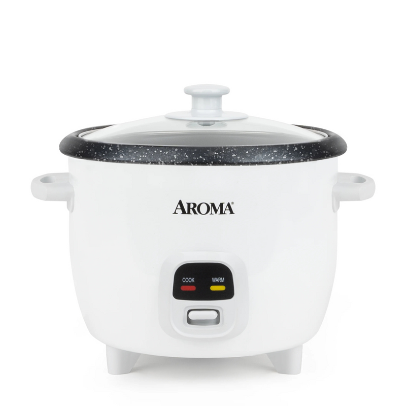 Aroma Rice Cooker, 20-Cup, Electric Rice Cooker, White