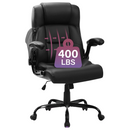 JONPONY Big and Tall Office Chair 400LBS Wide Seat Ergonomic Computer Desk Chair High Back