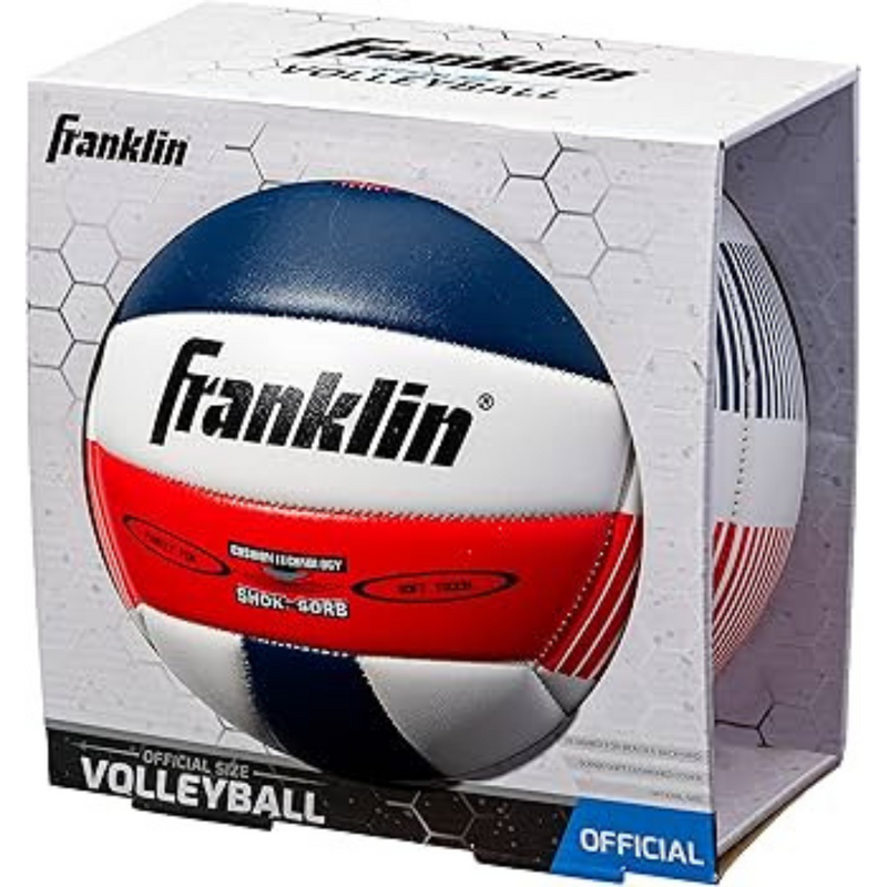 White, Red & Blue Volleyball