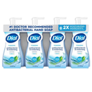 Dial Antibacterial Foaming Hand Soap, Spring Water, 7.5 oz., 4 pk.