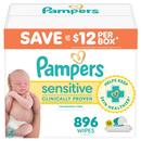 Pampers Sensitive Baby Wipes Fragrance Free 16 pks 896 wipes