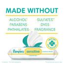 Pampers Sensitive Baby Wipes Fragrance Free 16 pks 896 wipes