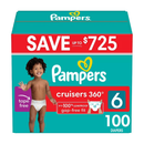 Pampers Cruisers 360 Diapers Size 6 100 ct 35 lb