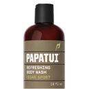 Papatui, Men's Body Wash, Cedar Sport, Exfoliating, Hydrating, Made with Coconut Oil,