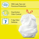Great Value Strong Flex 13-Gallon Drawstring Tall Kitchen Trash Bags, Citrus Burst, 80 Count