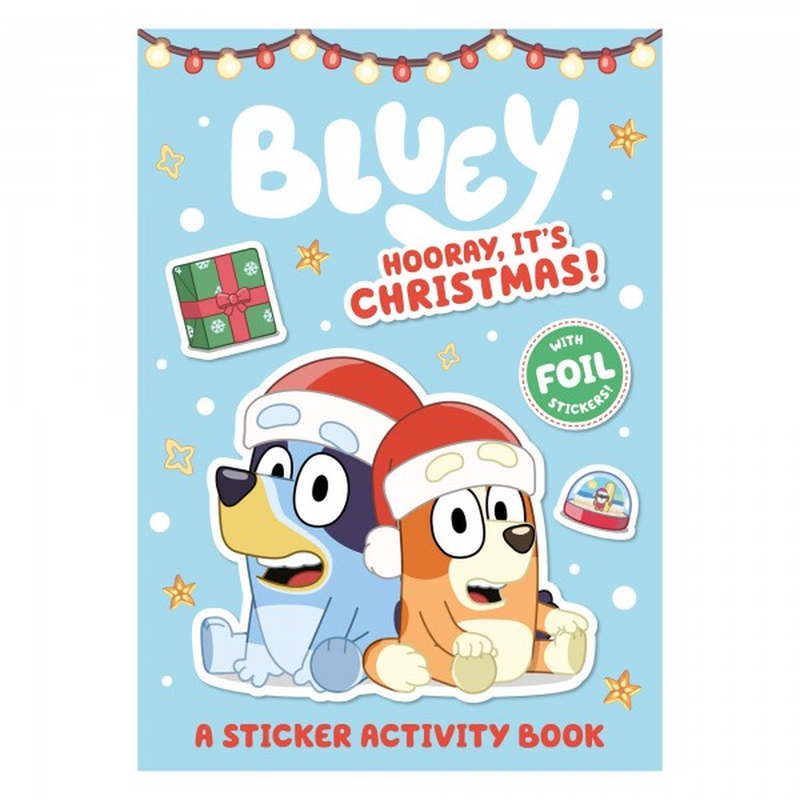 Bluey: Hooray, It's Christmas!: A Sticker & Activity Book