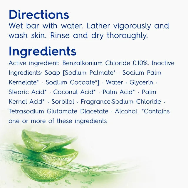 Dial Antibacterial Bar Soap Aloe Scent 4 oz 16 ct