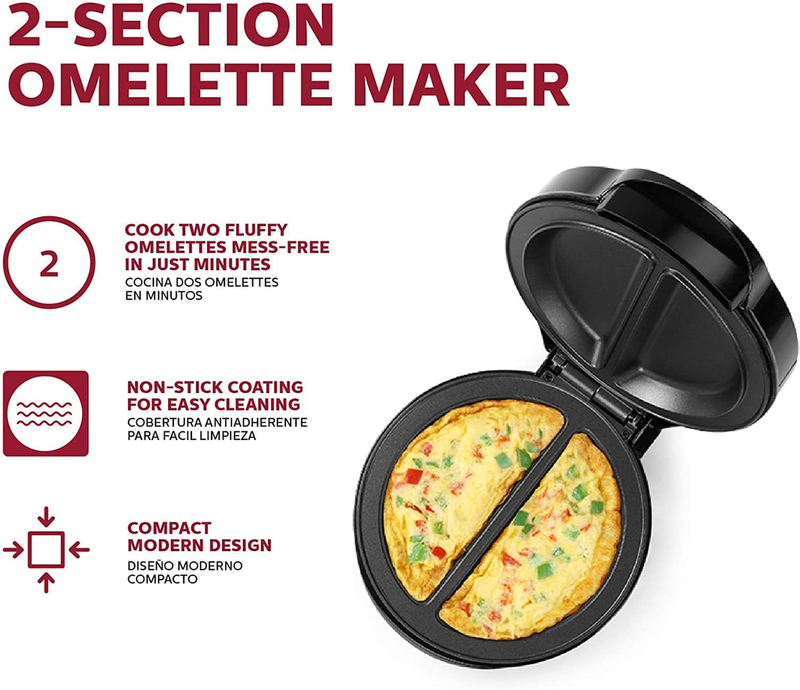 Holstein Housewares - Non-Stick Omelet & Frittata Maker