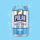 Polar Seltzer Water Original, 12 fl oz cans, 18 pack
