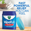 Vicks VapoRub Original Cough Suppressant Medicated Topical Analgesic Ointment (3.53 oz., 2 pk.)