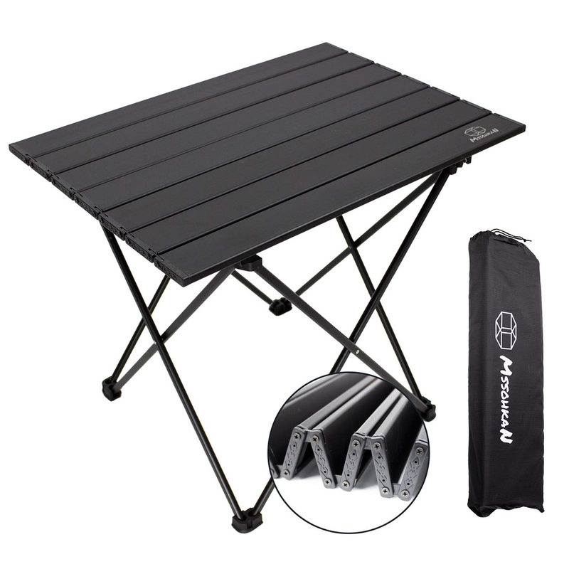 MSSOHKAN Camping Table Folding Portable