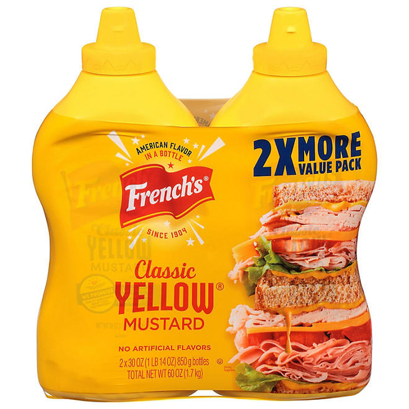 French's Classic Yellow Mustard (30 oz., 2 pk.)