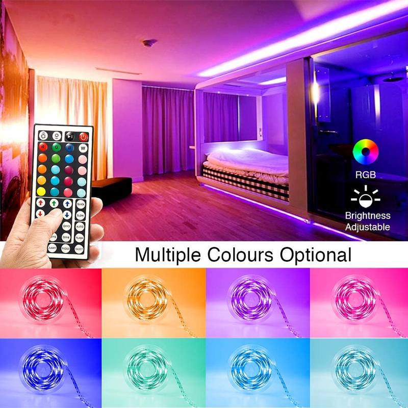 phopollo LED Strip Lights Color Changing (32.8ft) Light Kit