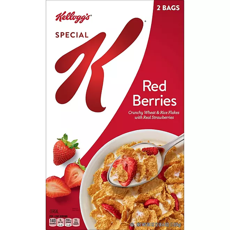 Kellogg's Special K Breakfast Cereal, Red Berries (38 oz.)