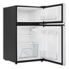 Vissani 3.1 cu. ft. 2-Door Mini Refrigerator in Stainless Steel with Freezer, ENERGY STAR